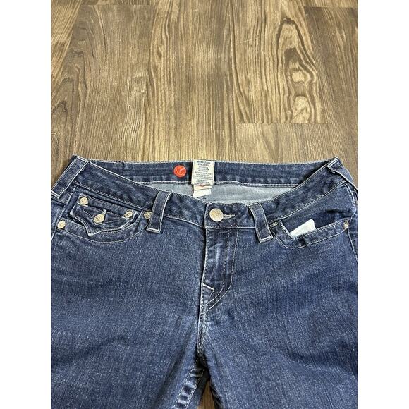 True Religion Womans Jeans Size 31 Straight 31x25 Custom Leg - Picture 5 of 14